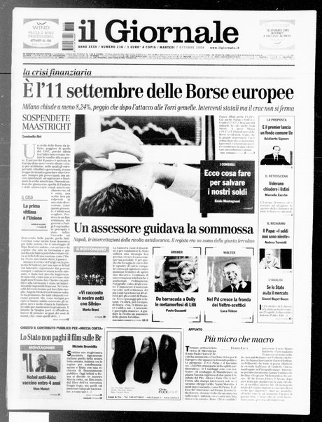 Il giornale : quotidiano del mattino